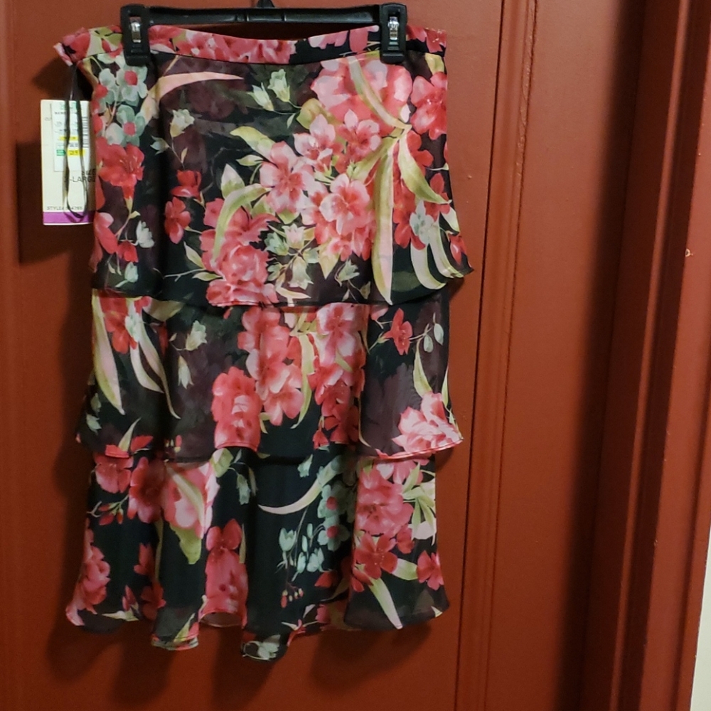 Onyx Nite by Wendy Chaitin Skirt Size XL